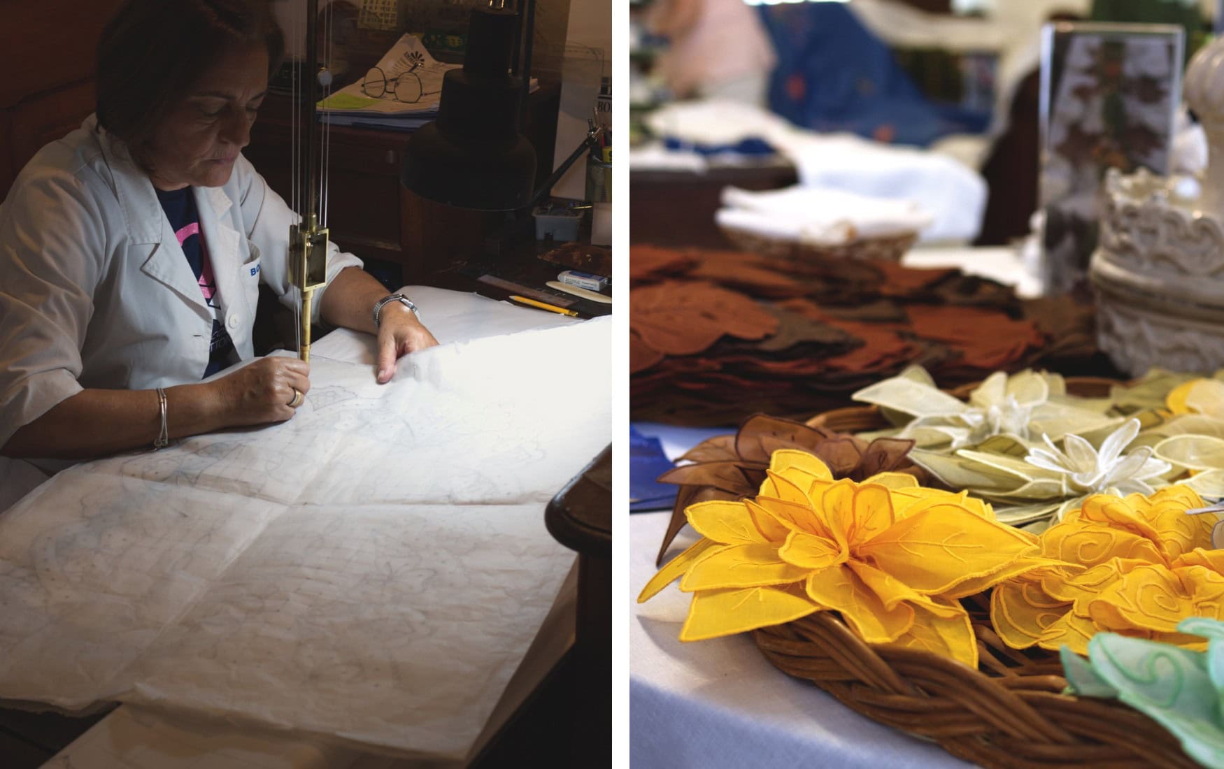 Die historische Stickerei Bordal mitten in der Stadt Funchal