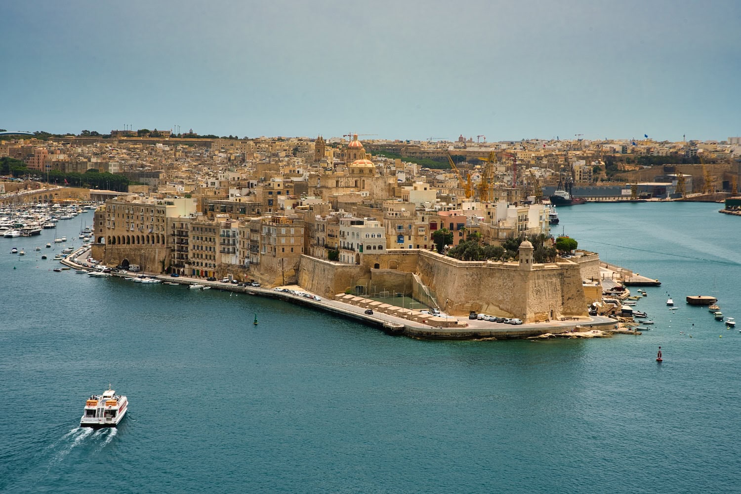 Blick auf die Altstadt von Valetta