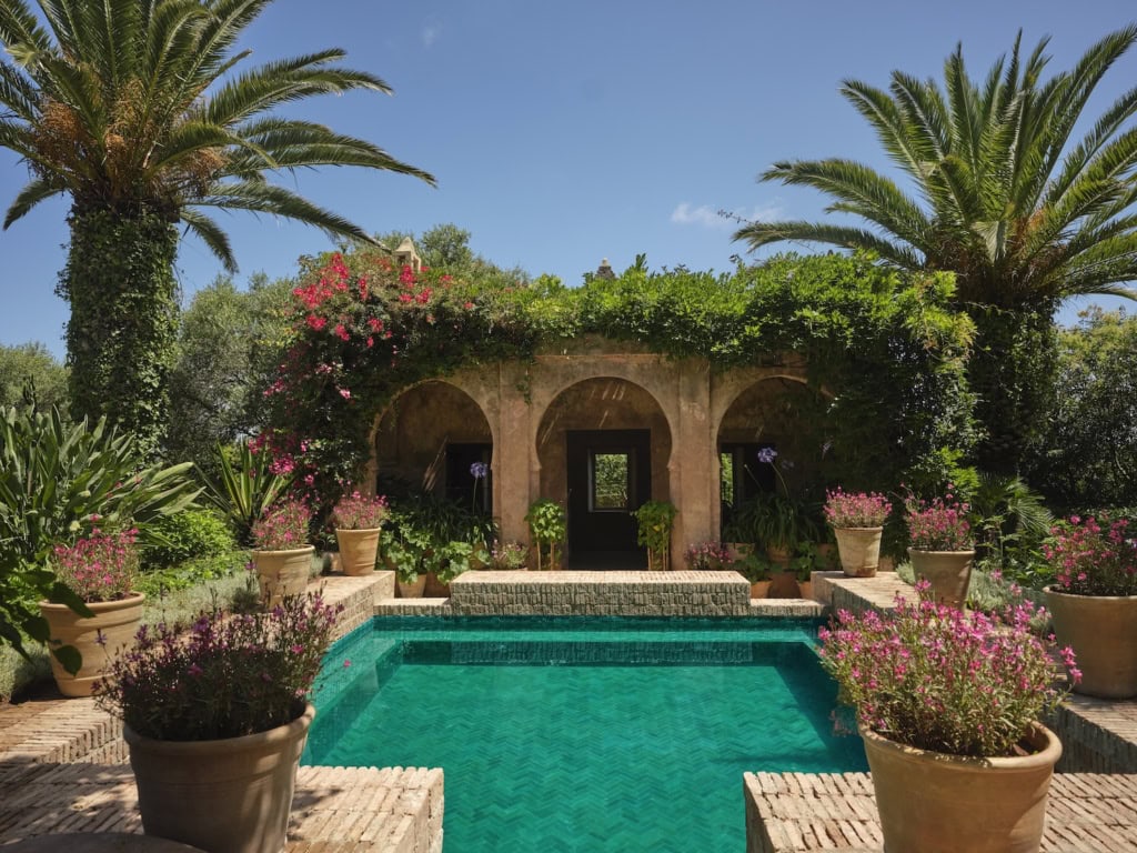 Pool in der Villa Mabrouka in Marokko