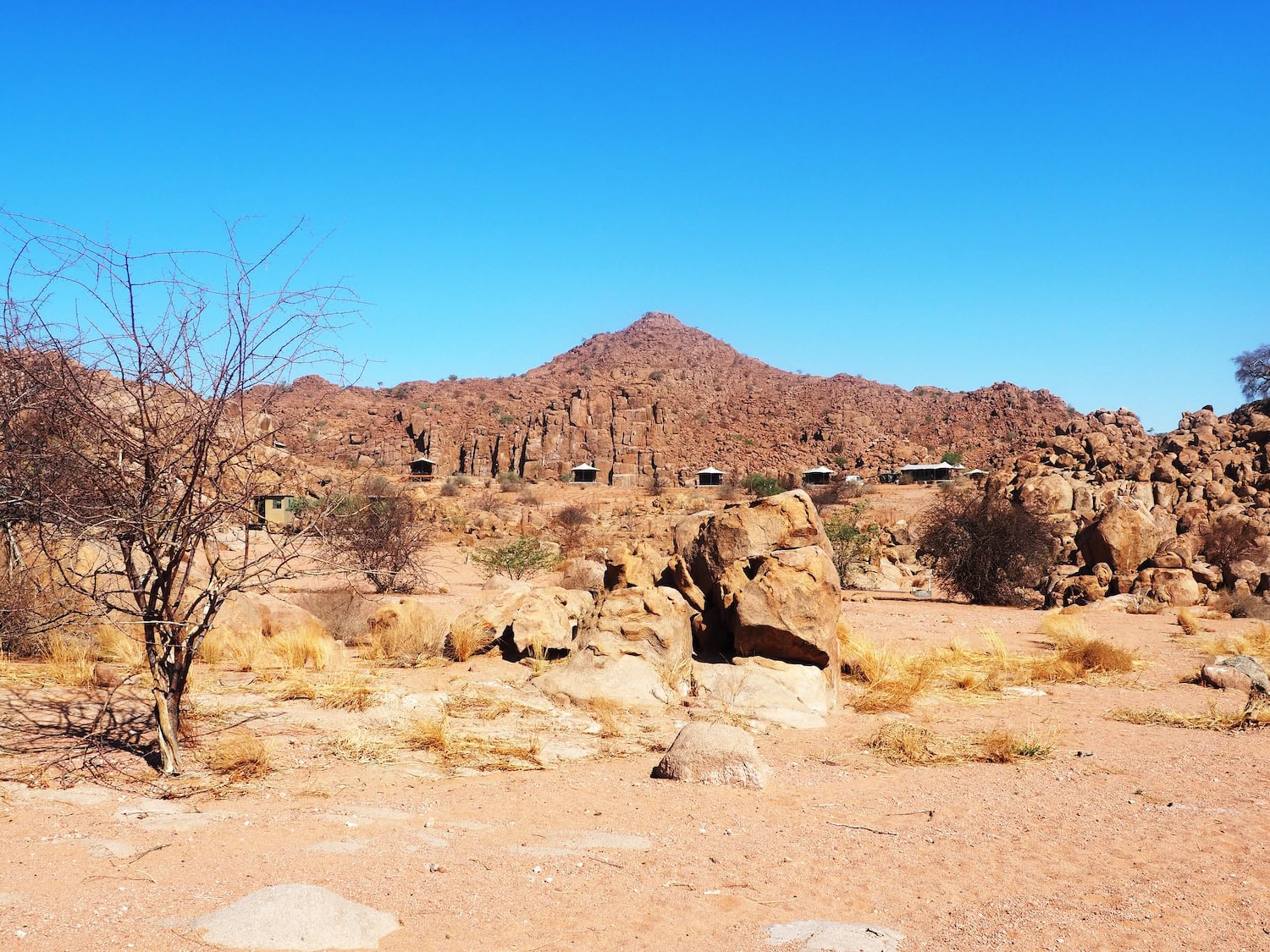 Glamping-Camp Ozondjou in der Region Kunene in Namibia