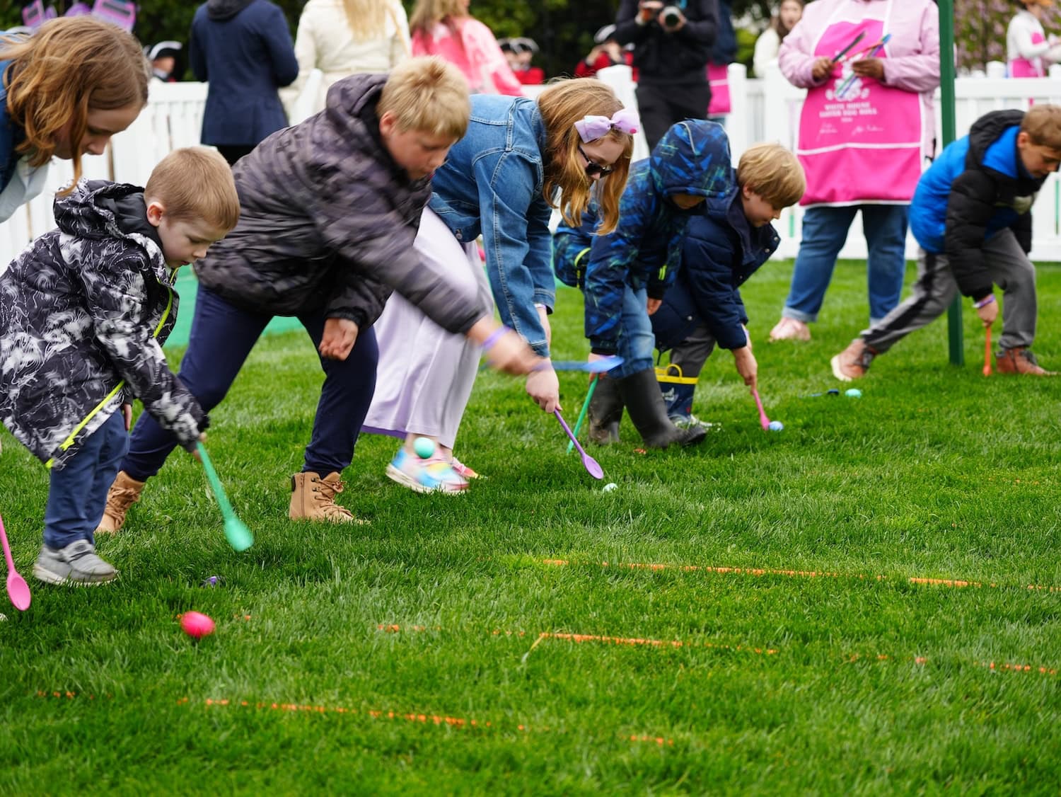»Egg Rolling« in den USA ist eine beliebte Ostertradition
