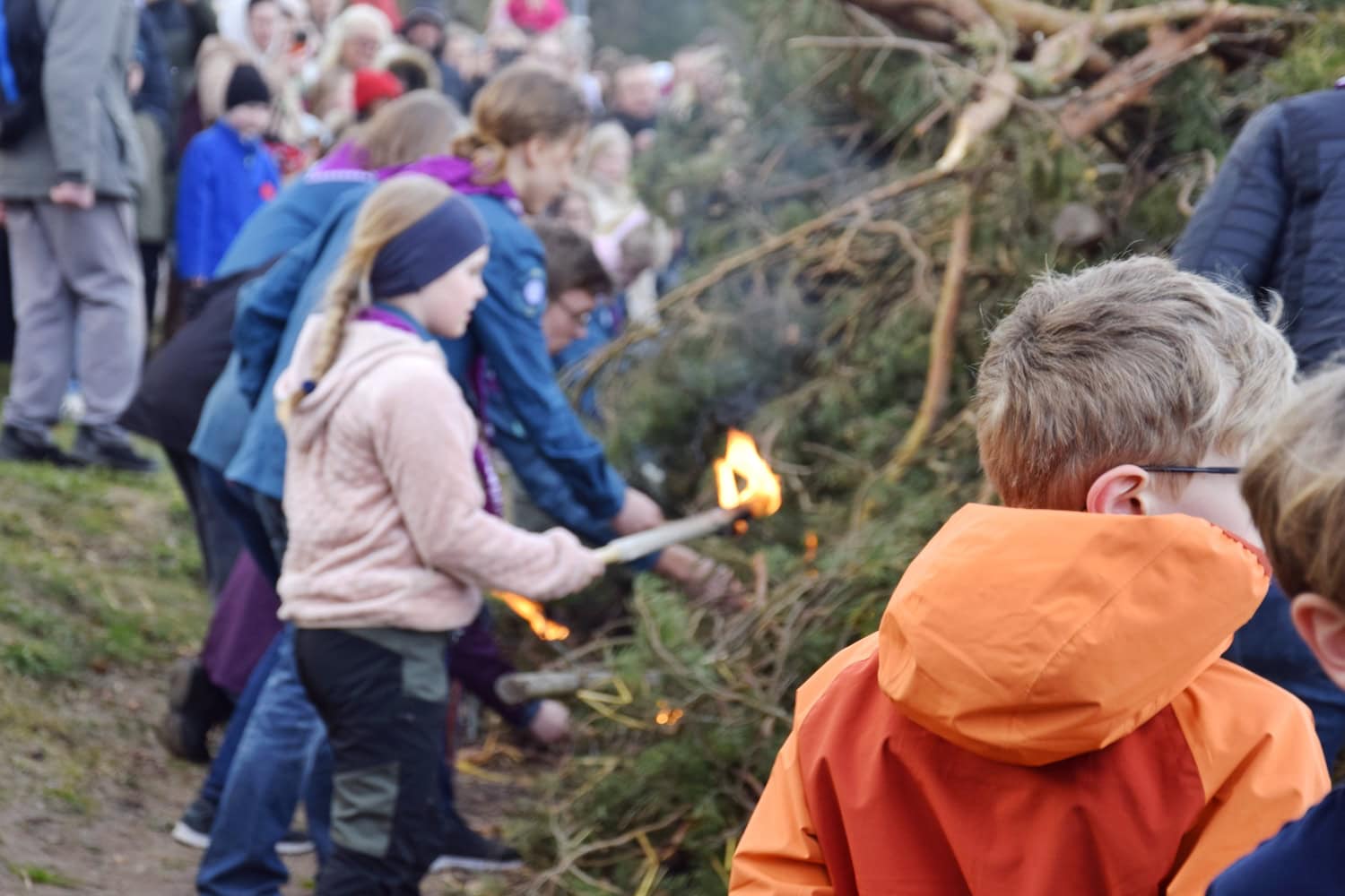Osterfeuer in Schweden