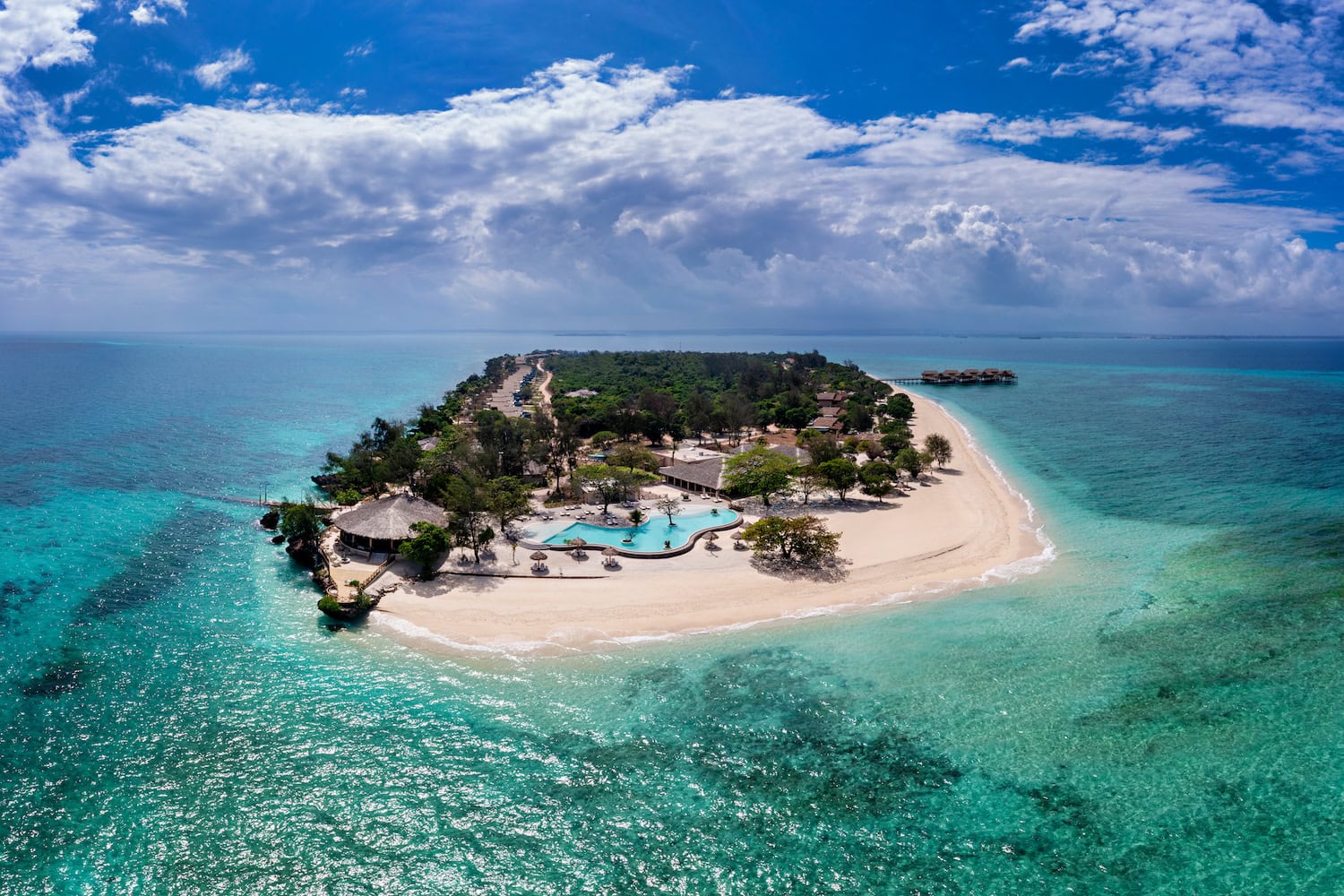 Bawe Island Resort von oben