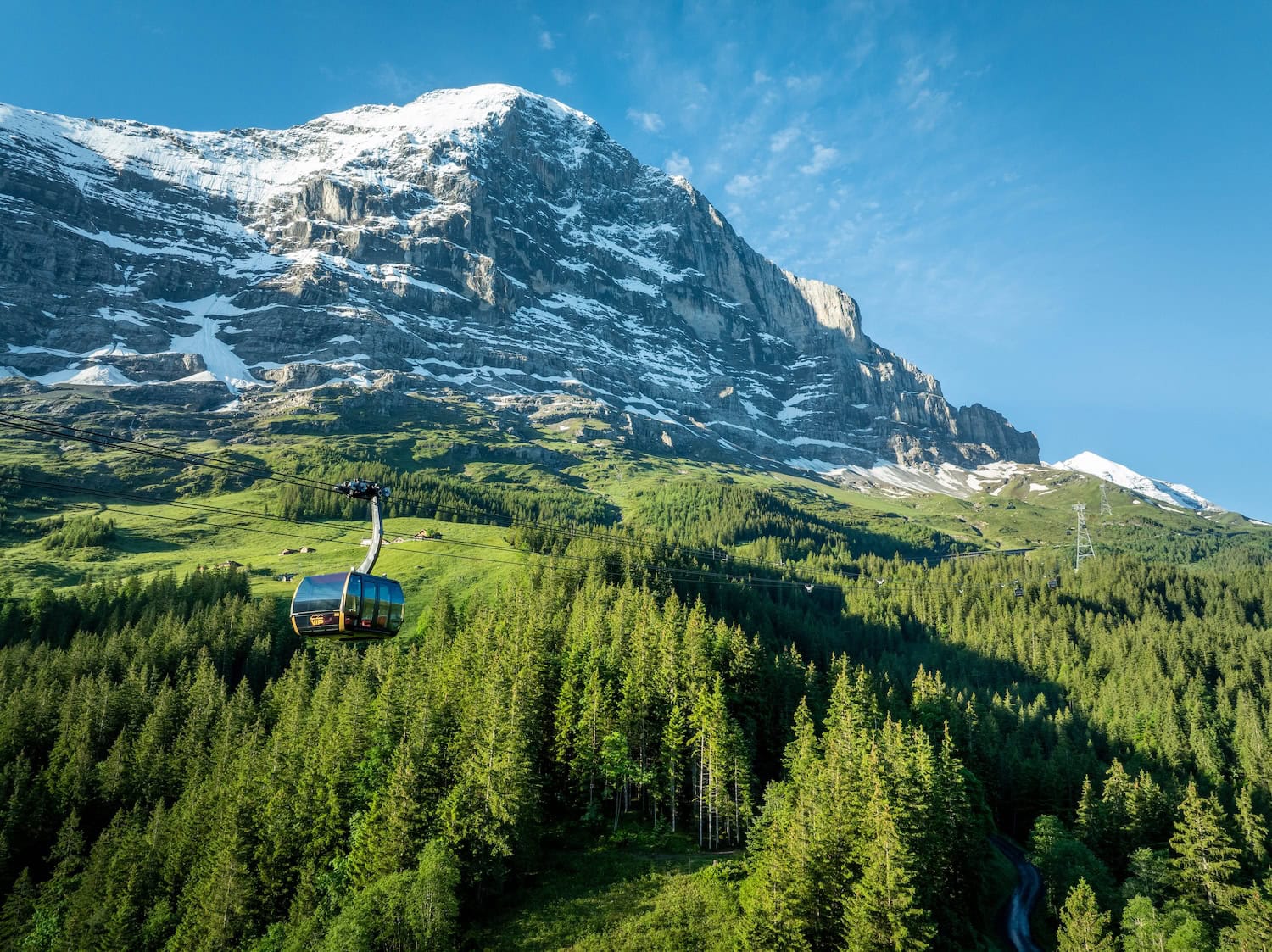 VIP Kabine im Eiger Express in der Schweiz