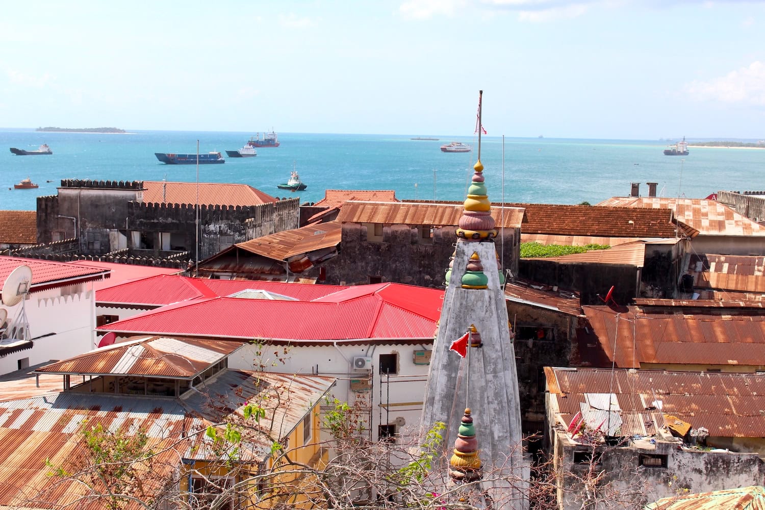 Über den Dächern von Stone Town auf Sansibar