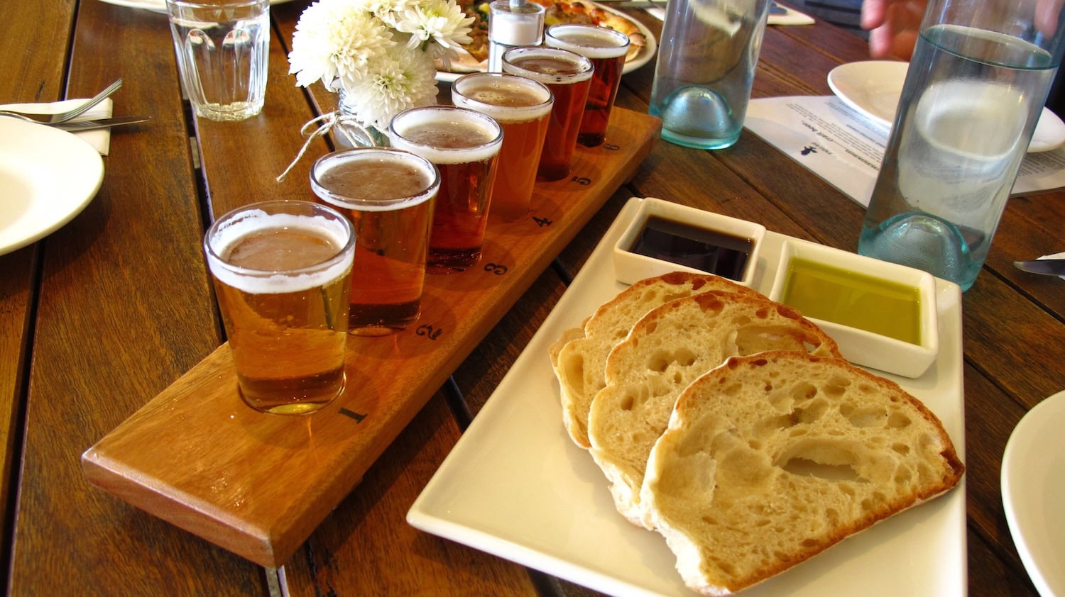 Tasting in der Eagle Bay Brewing Company