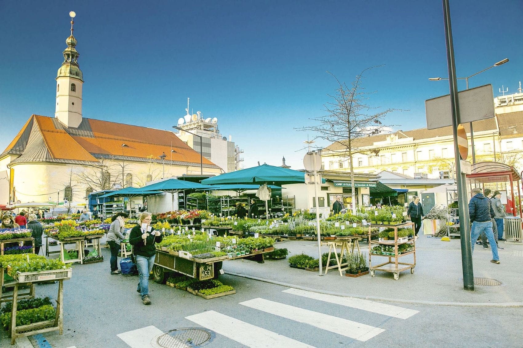 Benediktinermarkt in Klagenfurt