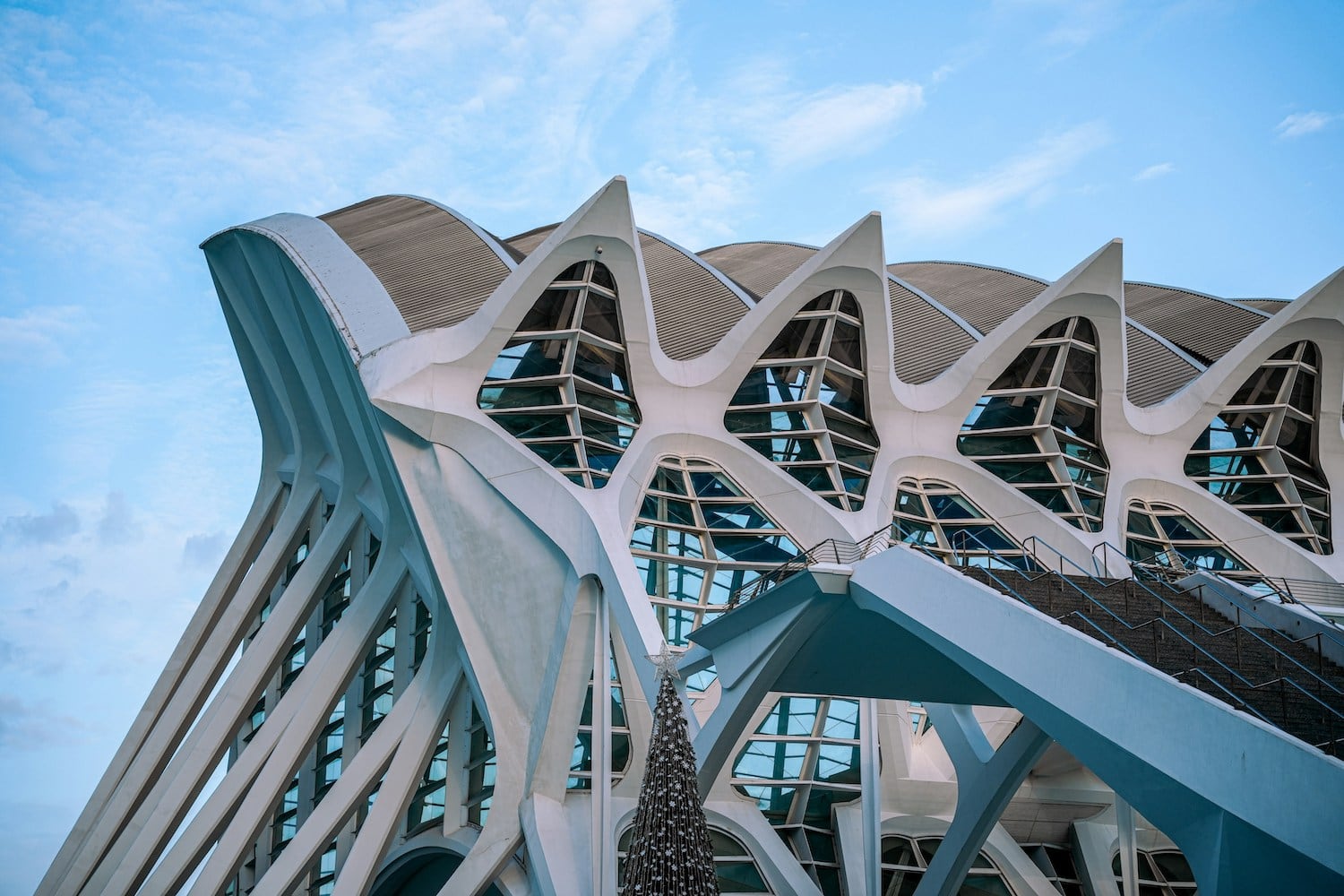 Architektur in der Stadt der Wissenschaft in Valencia