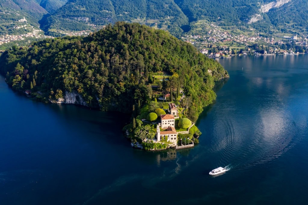 Oberitalien Seen: die Villa del Balbianello