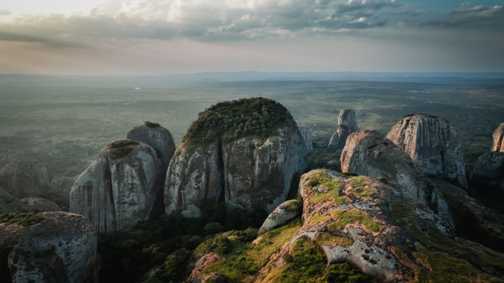 Pedras Negras Mountains in Angola