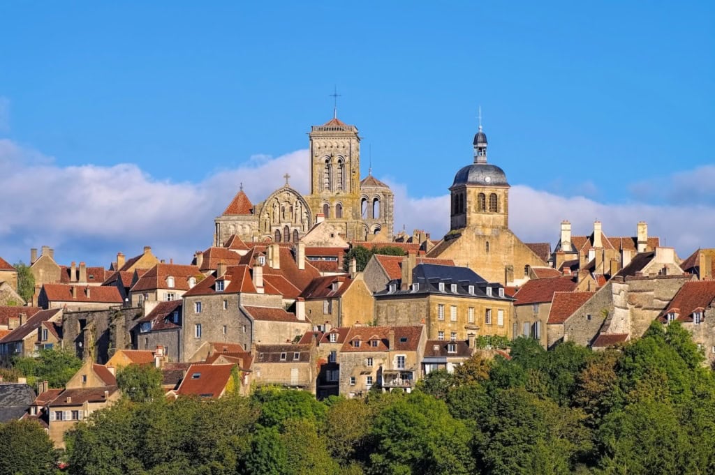 Vézelay in Frankreich.