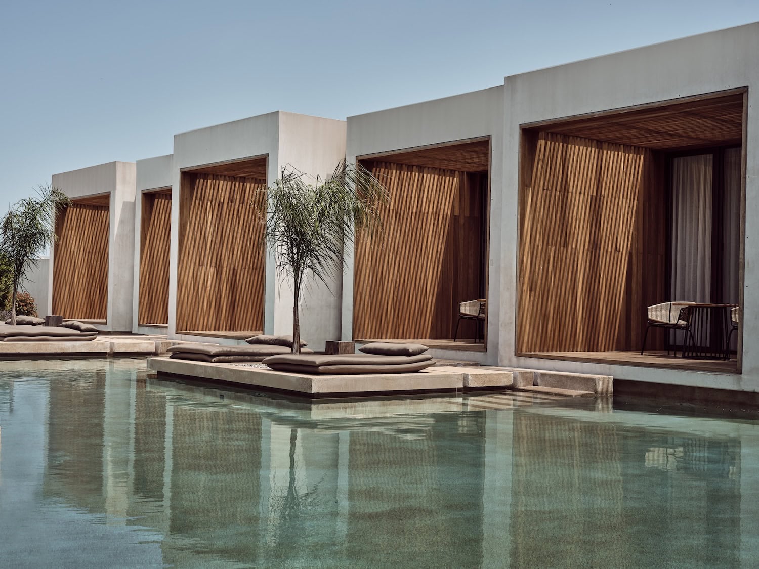 Blick auf die Superior Water Suite im Olea All Suites Hotel auf Zakynthos