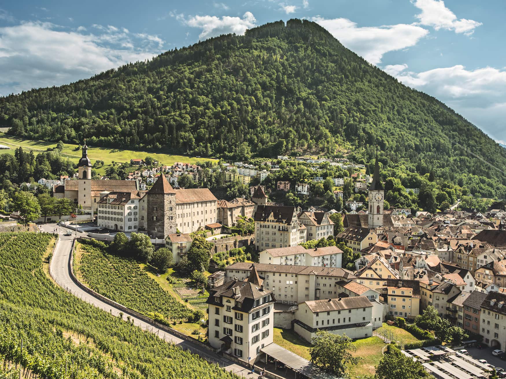 Altstadt von Chur, Schweiz.