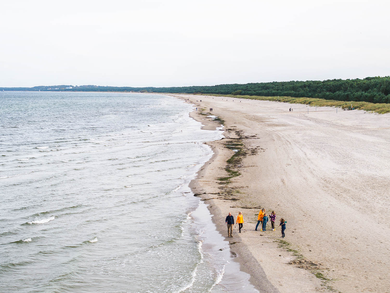 Bernsteinsuche am Strand von Karlshagen.