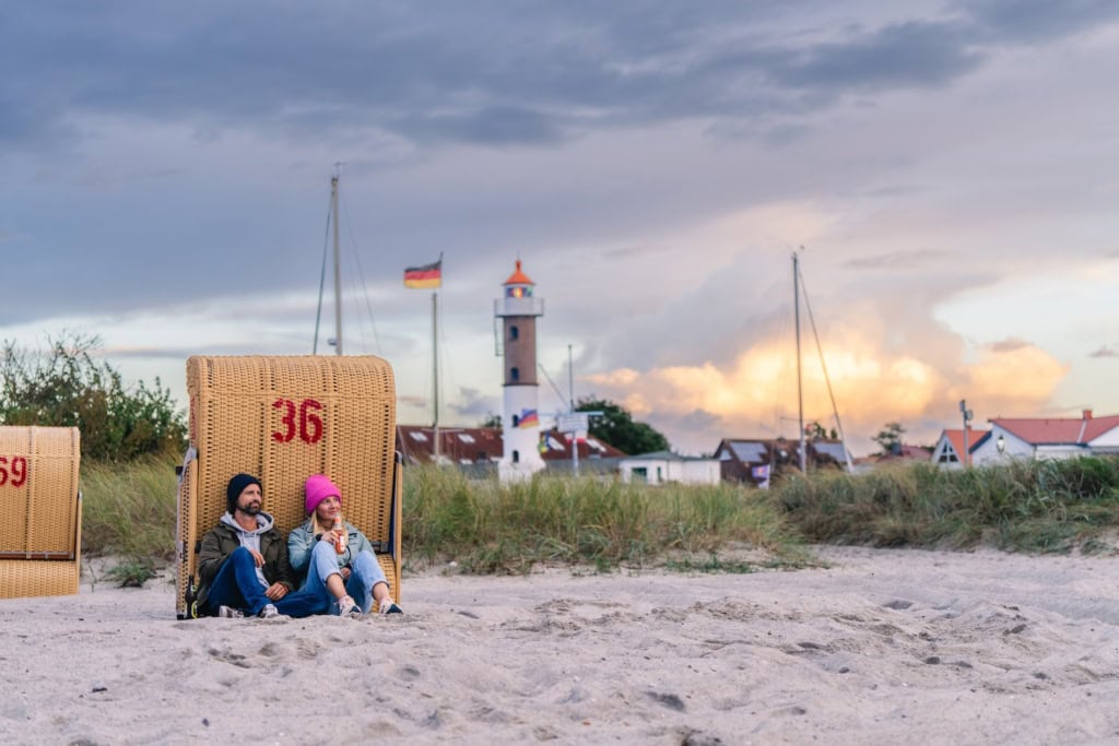 Entspannen am Strandkorb in Timmendorf auf der Insel Poel