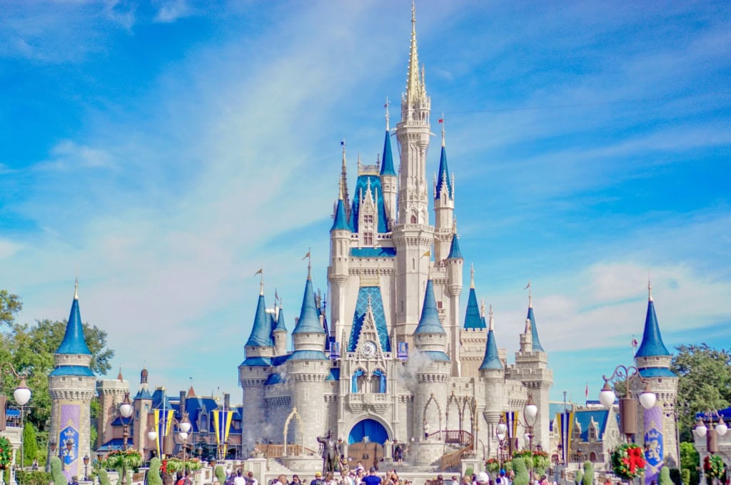 Disney Castle in Disney World in Orlando