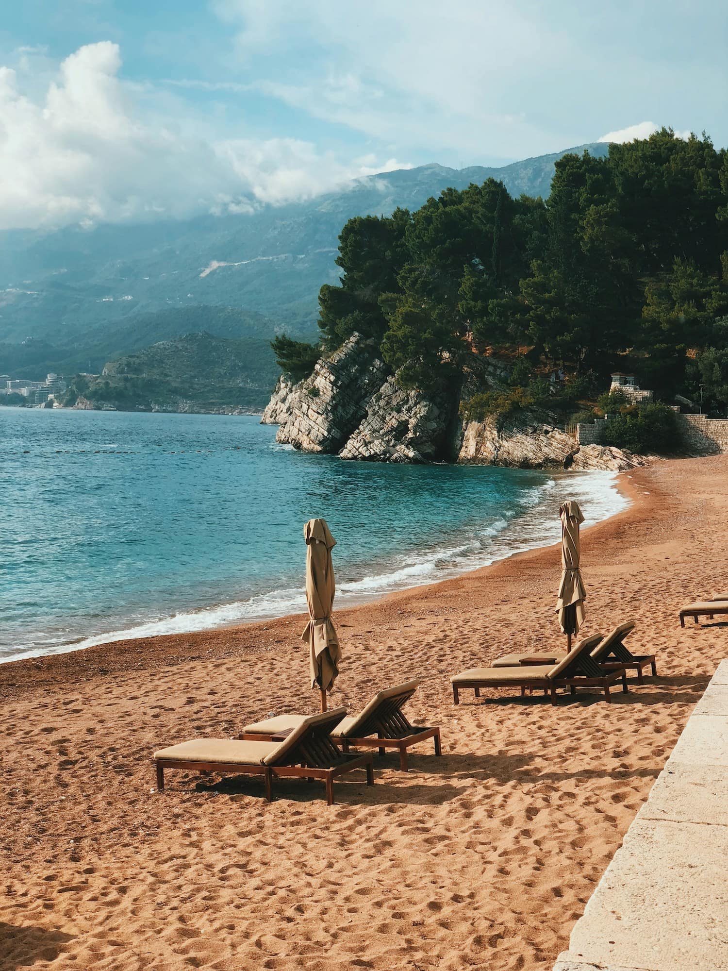 Strand in Montenegro