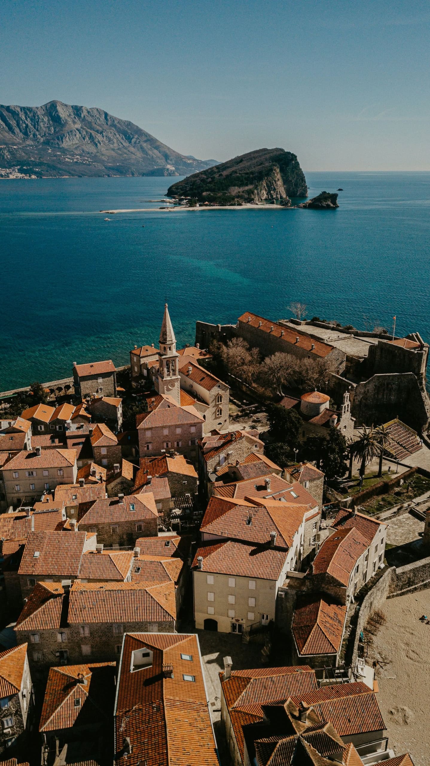 Blick auf die Bucht von Kotor