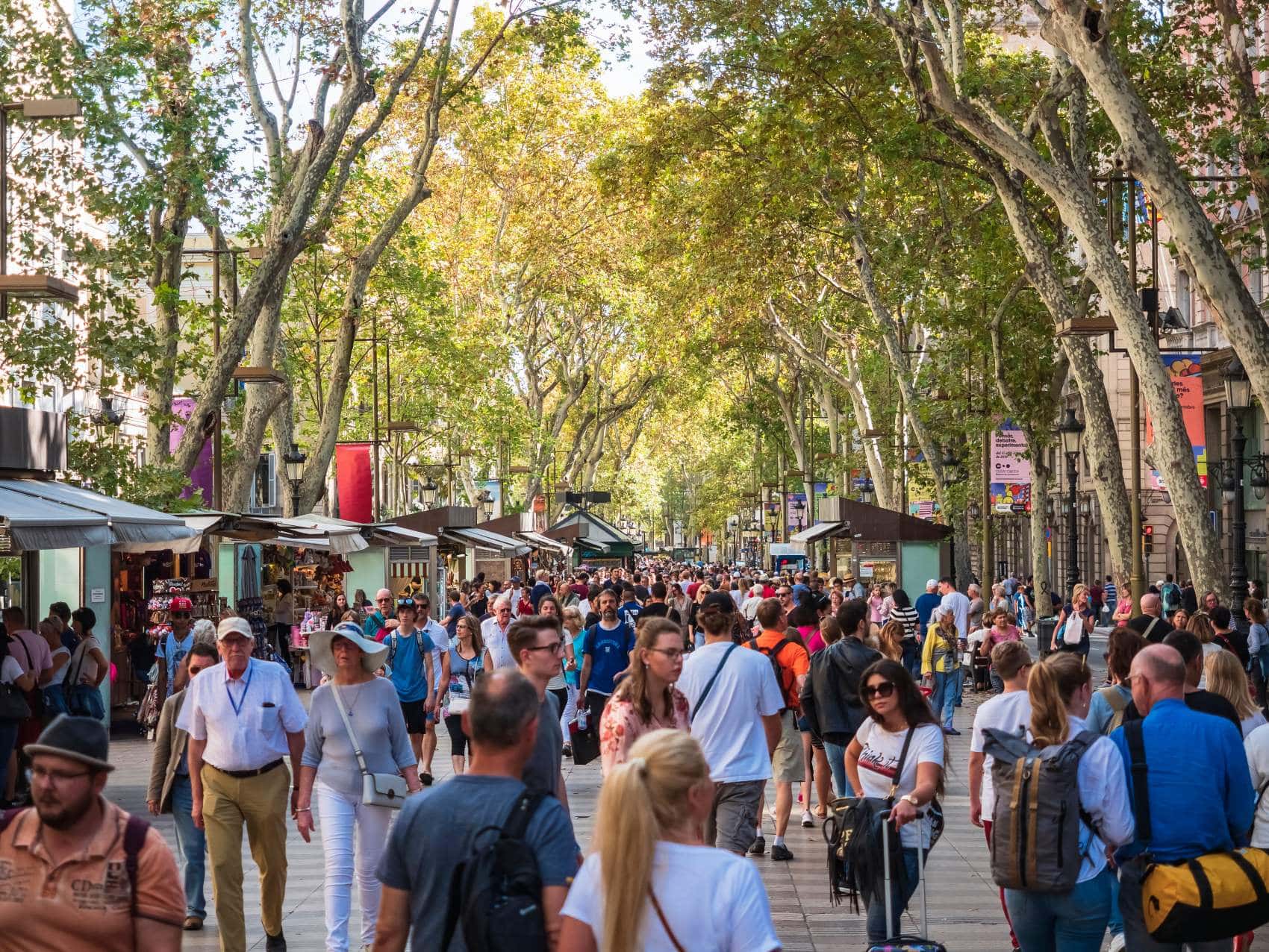 Achtung, Taschendiebe: Rambla in Barcelona