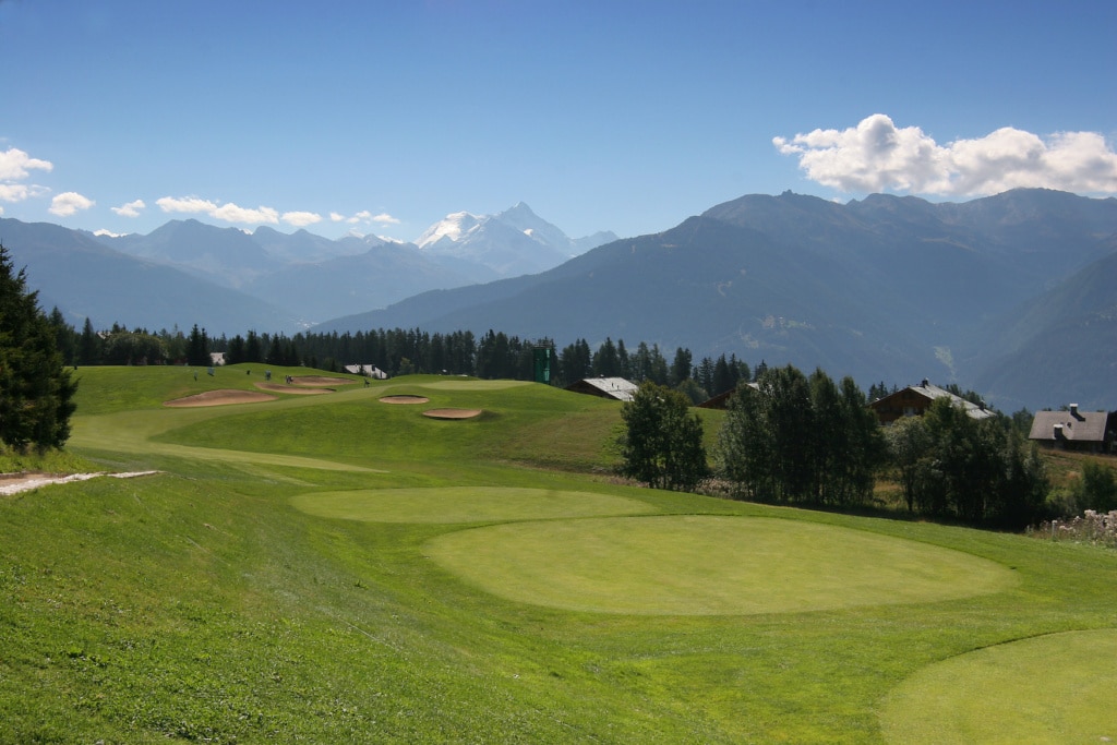 Golfplatz in Crans-Montana