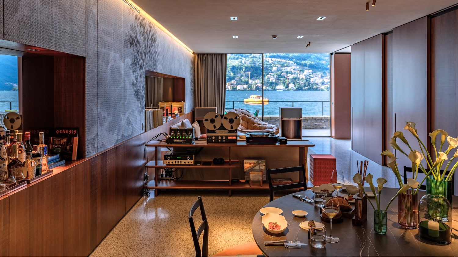 Die Darsena Listening Suite im Il Sereno Como