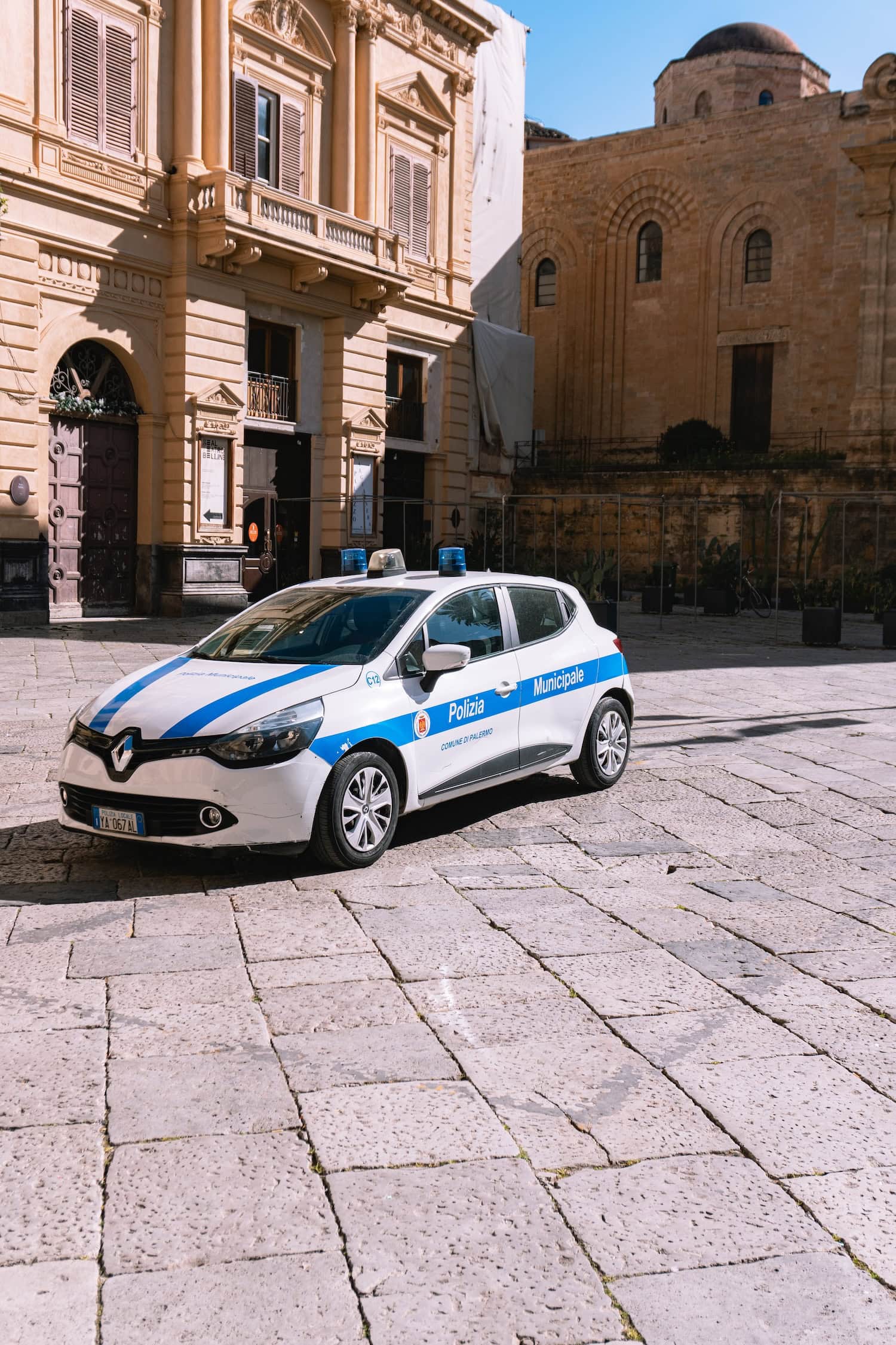 Polizeiauto in Palermo