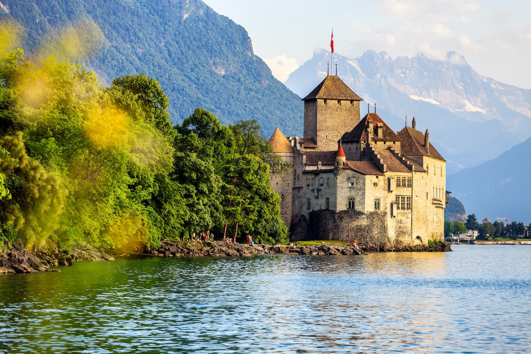 Schloss Chillon am Genfer See
