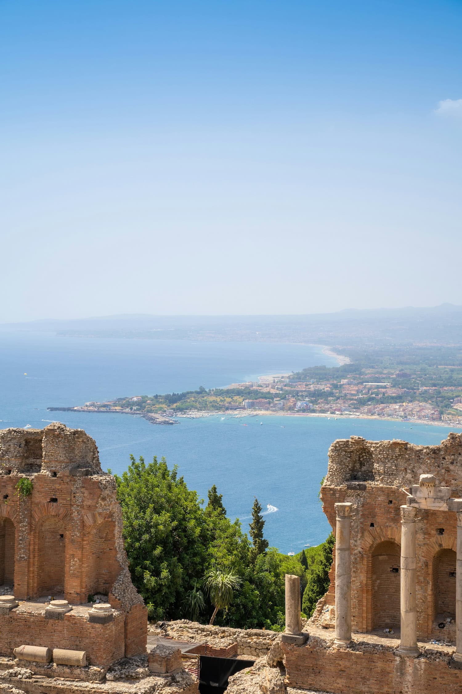 Ausgrabungen auf Taormina auf Sizilien