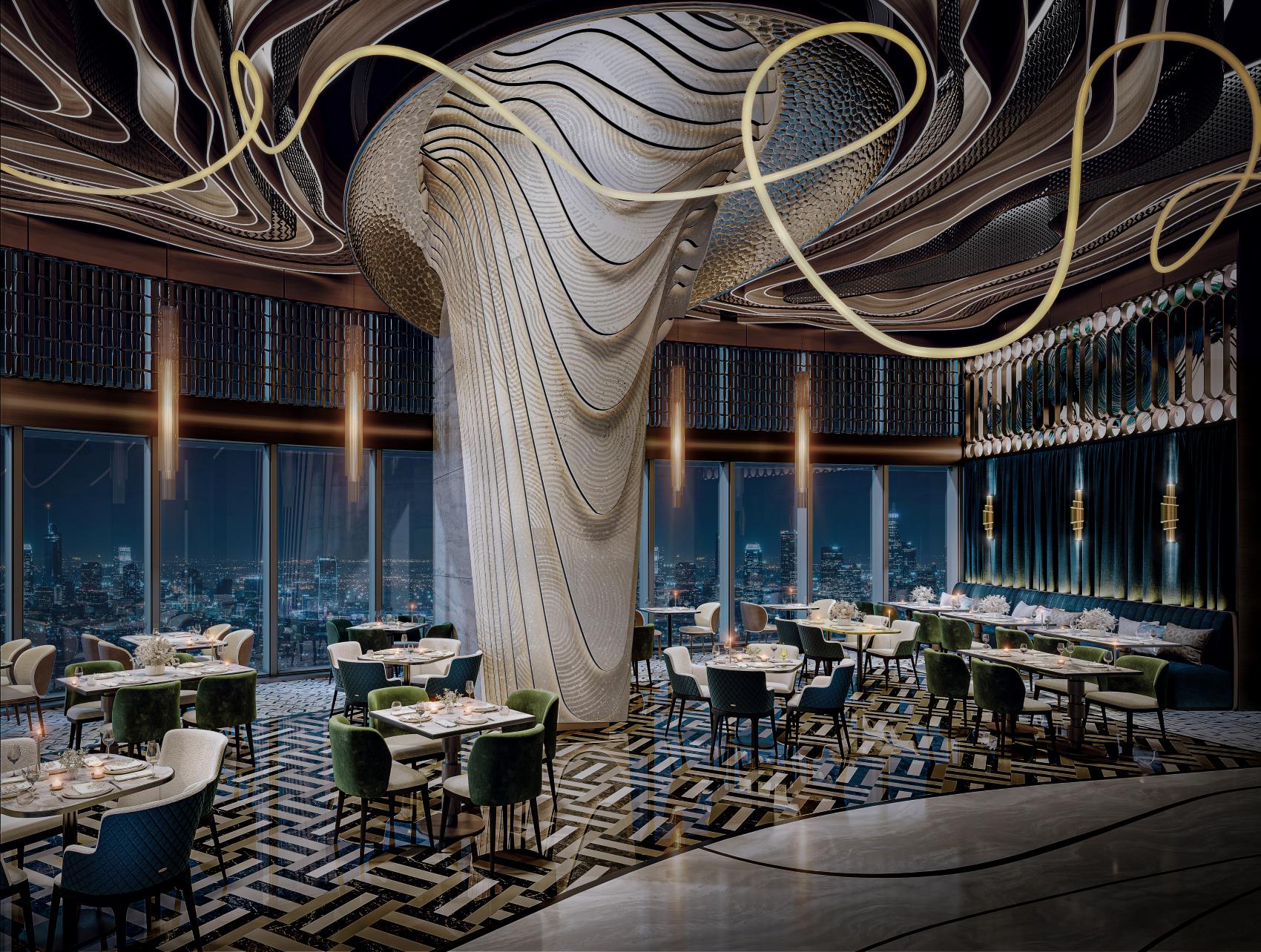 Restaurant West 13 im Hotel Ciel Dubai Marina
