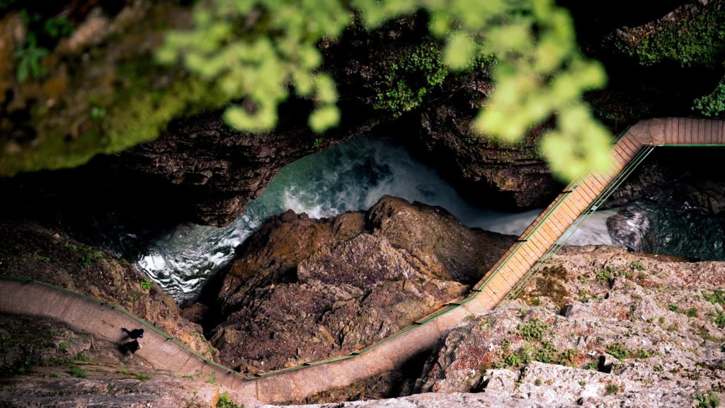 Die Breitachklamm in Bayern.