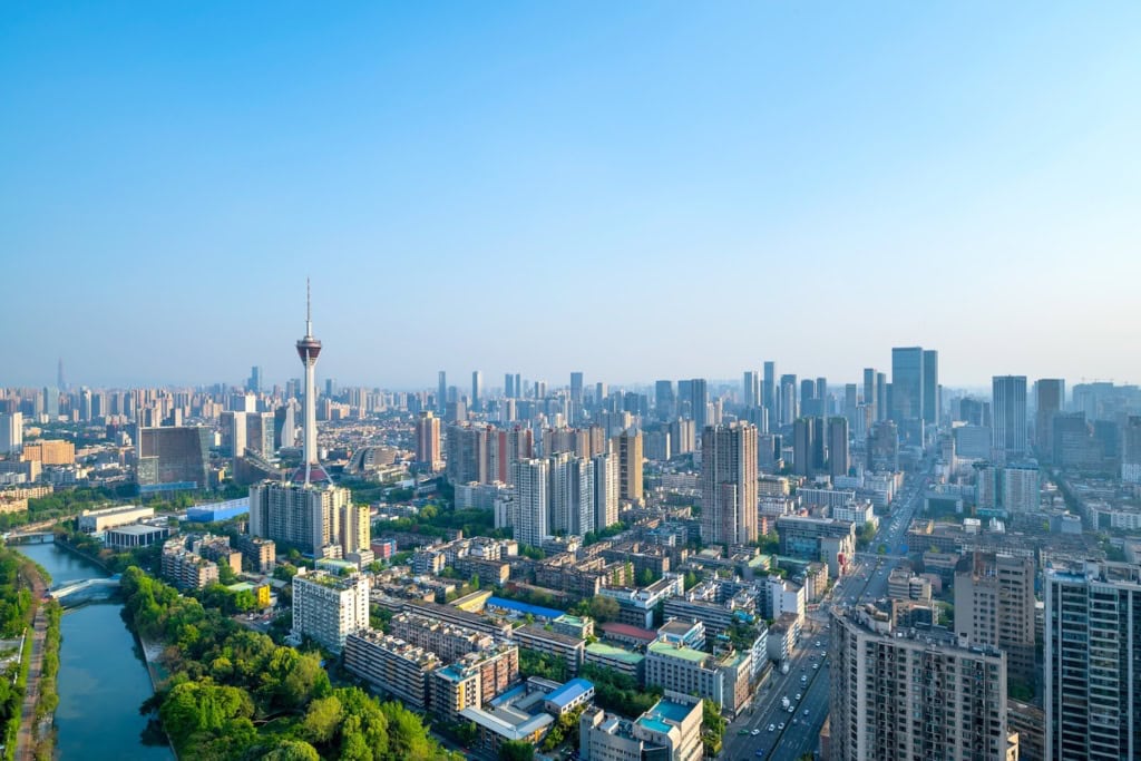 Skyline von Chengdu