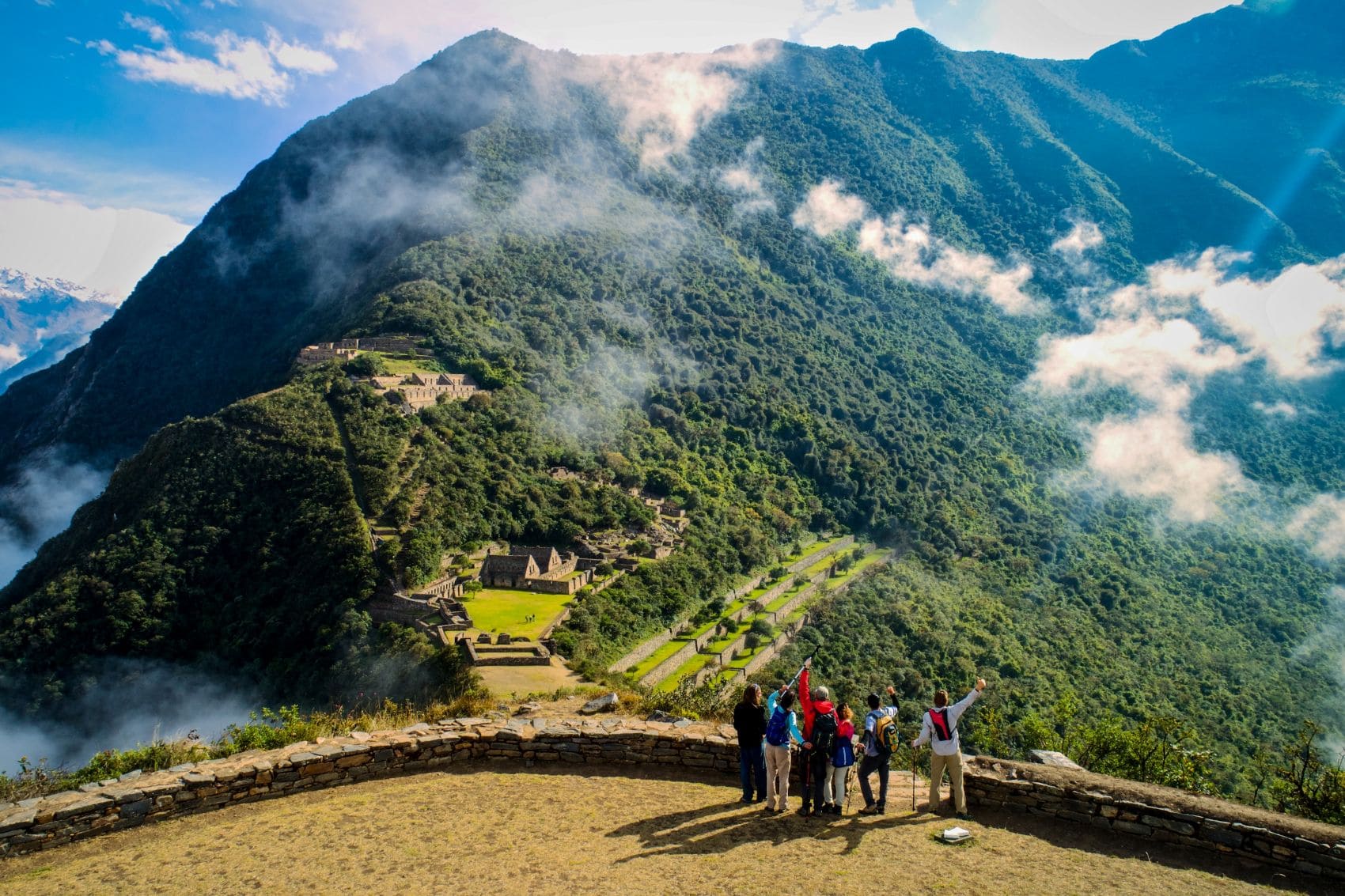 Peru Trekking: Wanderer auf dem Choquequirao