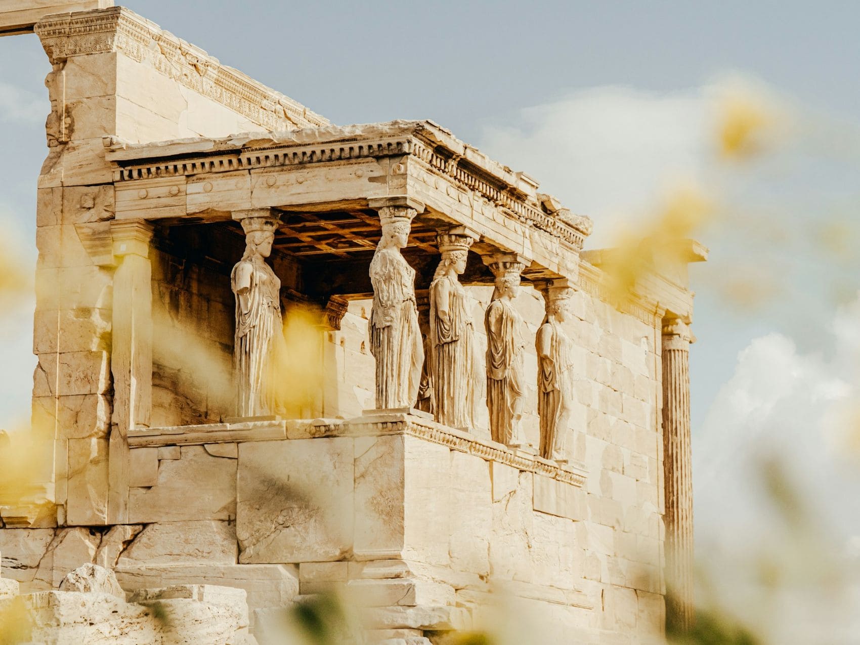 Karyatiden (Statuen) in der Akropolis, Athen 