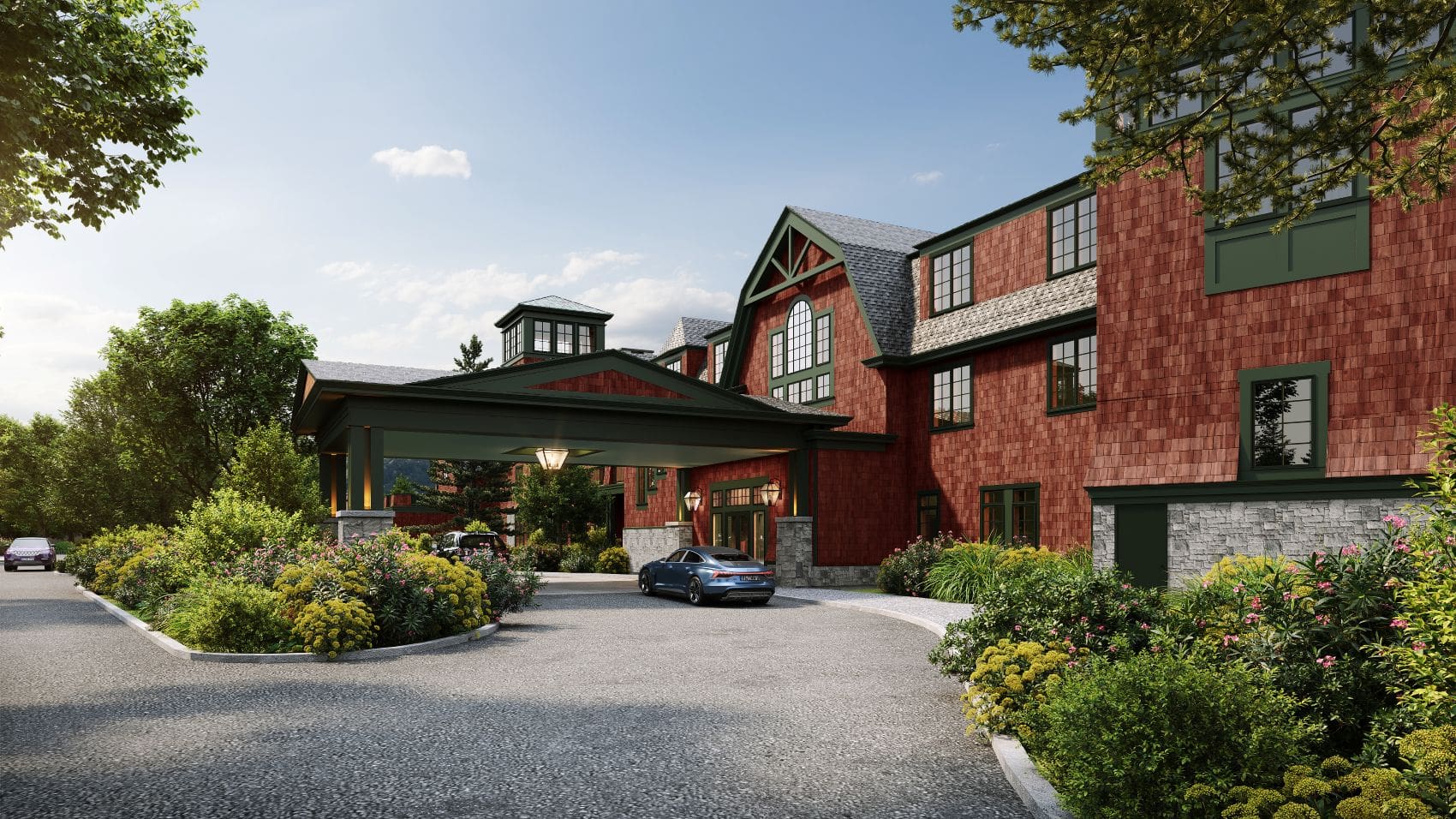 Einfahrt zum Lake Estate on Winnisquam 