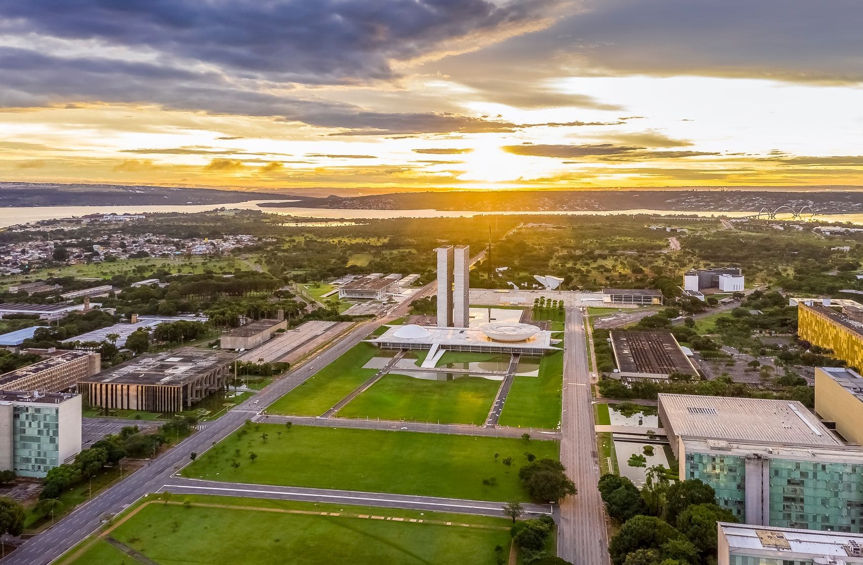 Panoramablick über Brasilia 