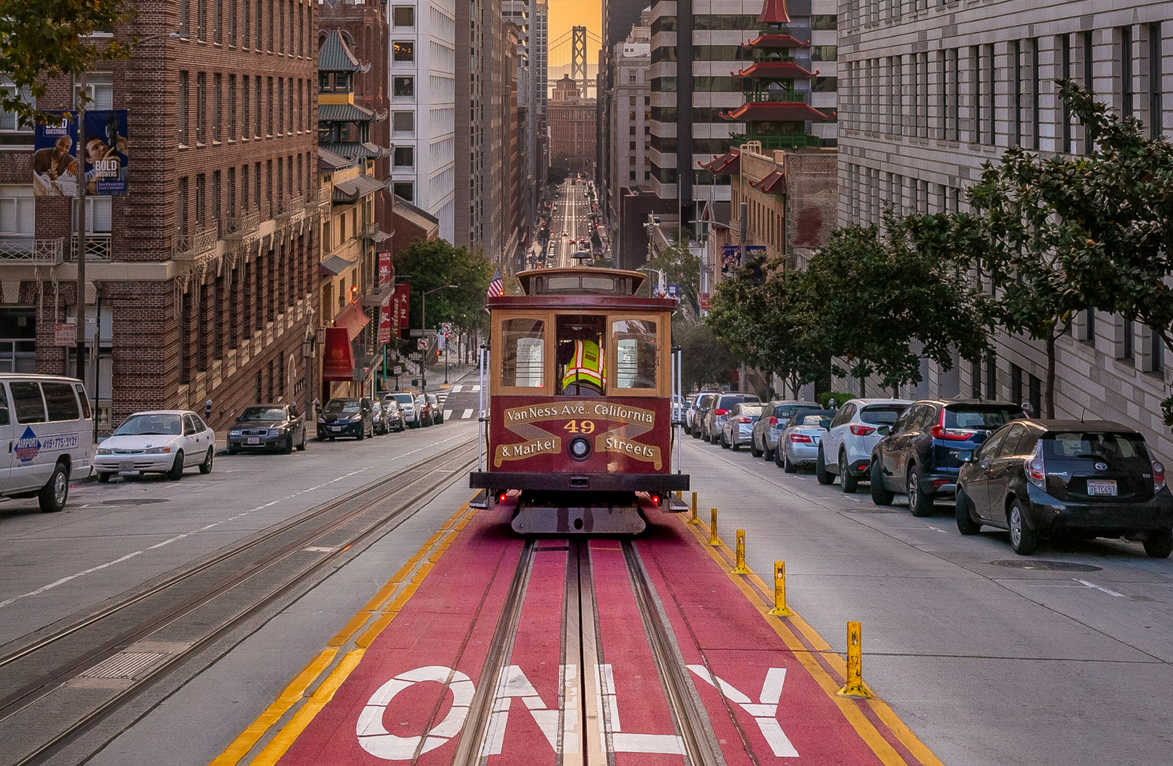 Cable Car in San Francisco.