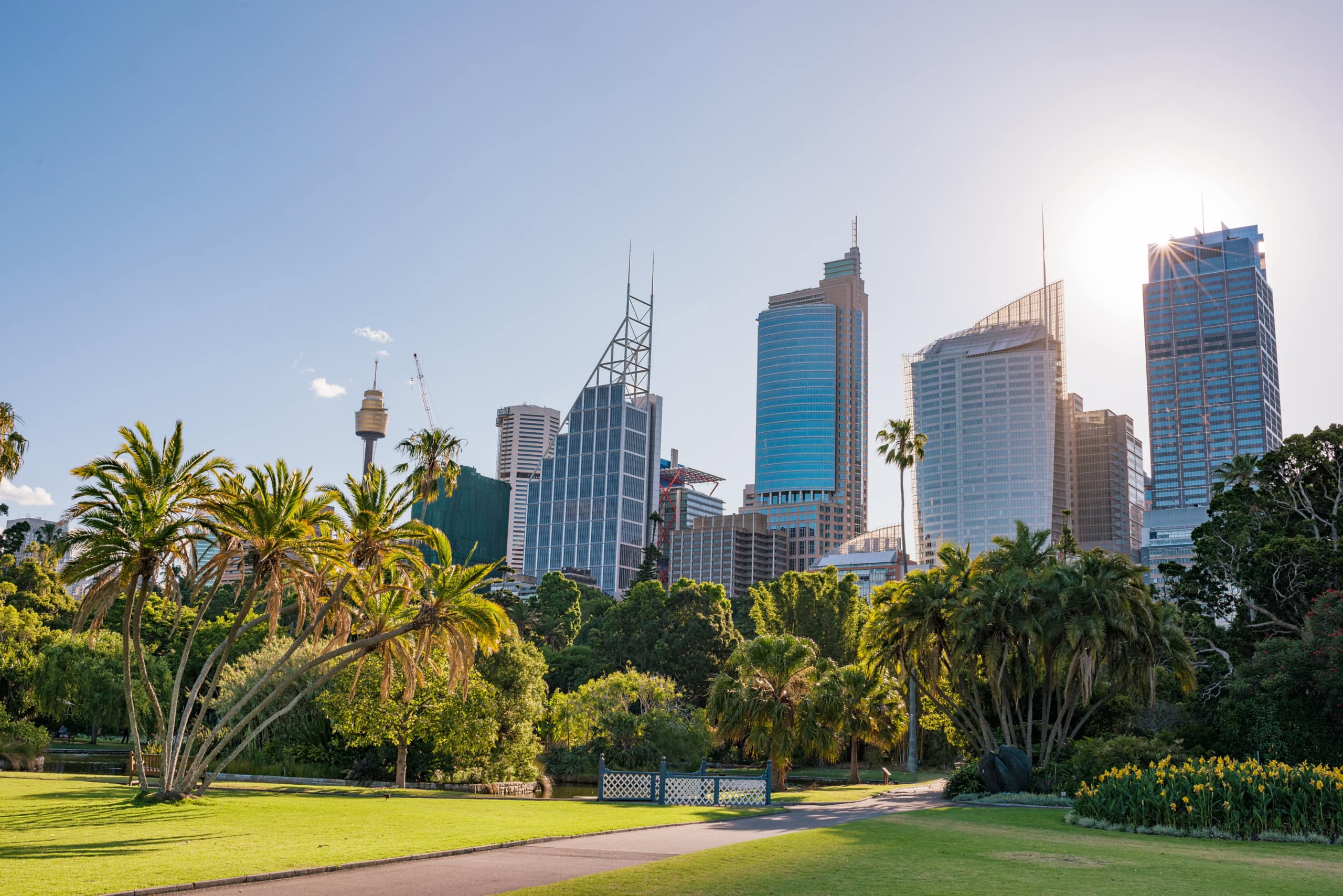 Die »Royal Botanic Gardens« in Sydney.