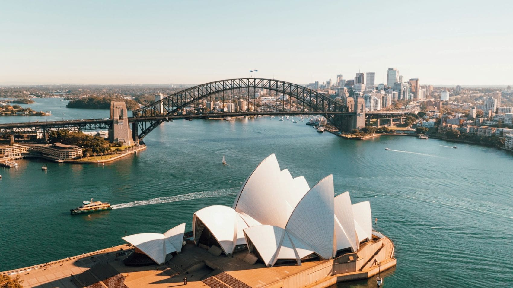 Blick auf die Skyline von Sydney 