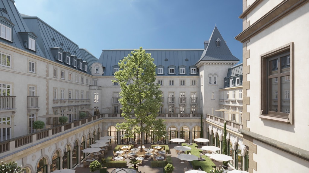 Innenhof The Florentin Frankfurt