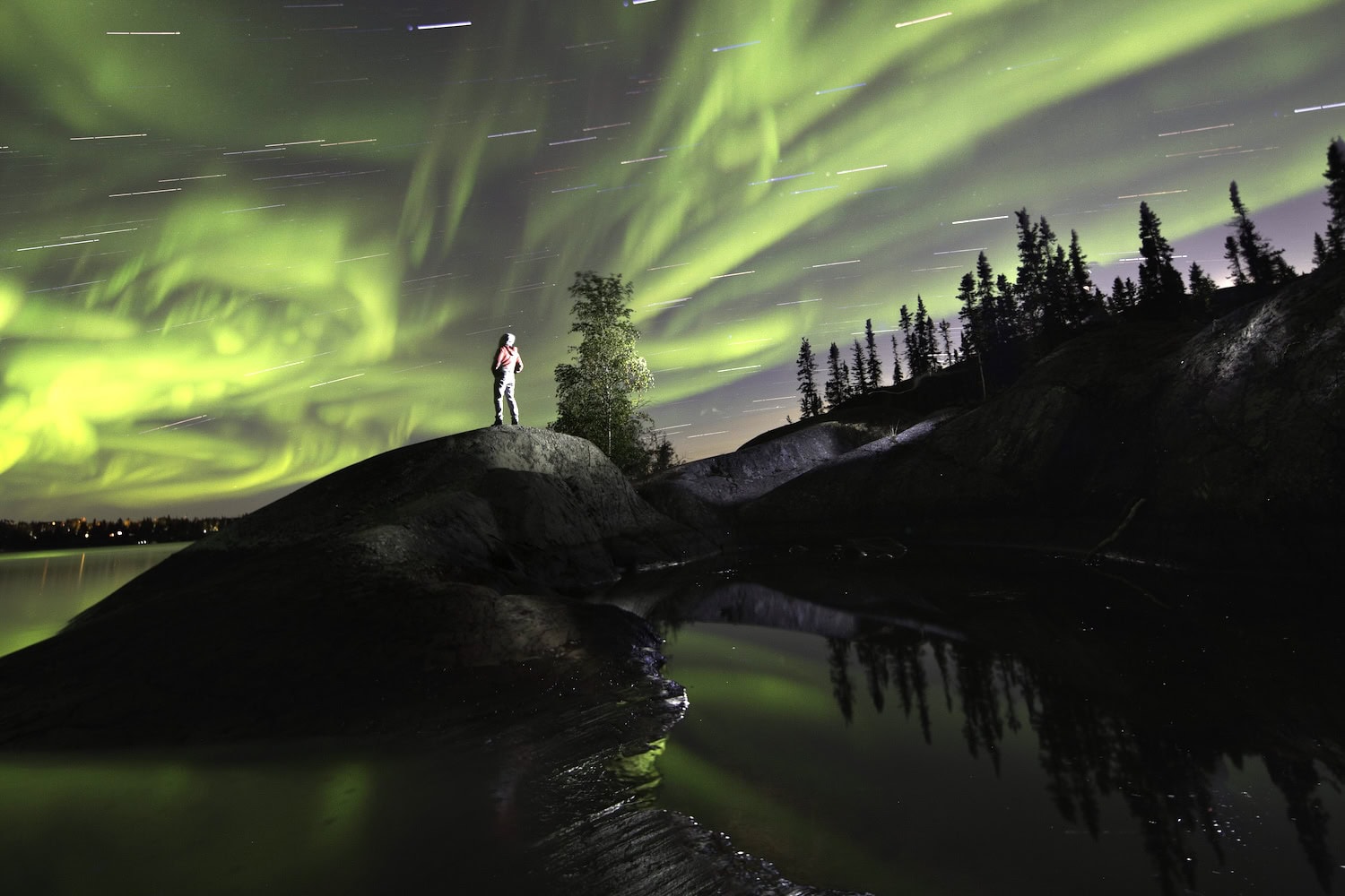 Back Bay Star Trail in NWT