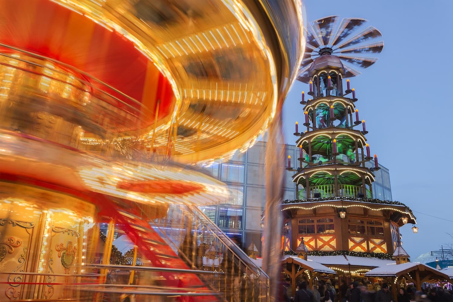 Weihnachtsmarkt auf dem Berliner Alexanderplatz