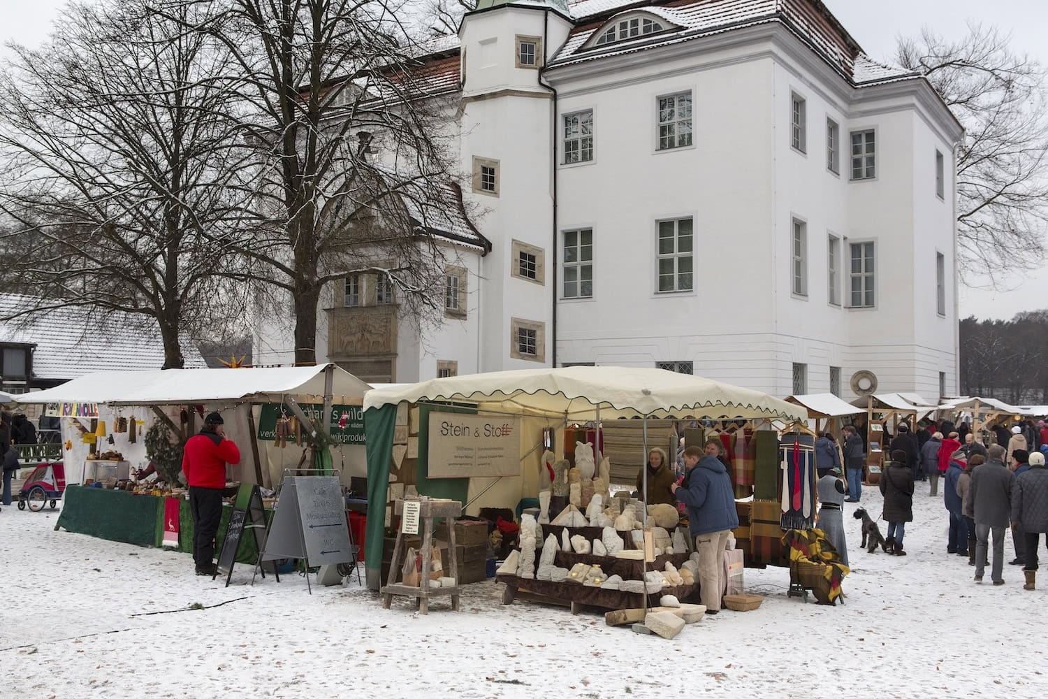 der Weihnachtsmarkt am Schloss Grunewald in Berlin