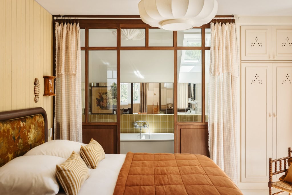Zimmer im Maison Roz, einem Luxus-Ferienhaus in der Bretagne