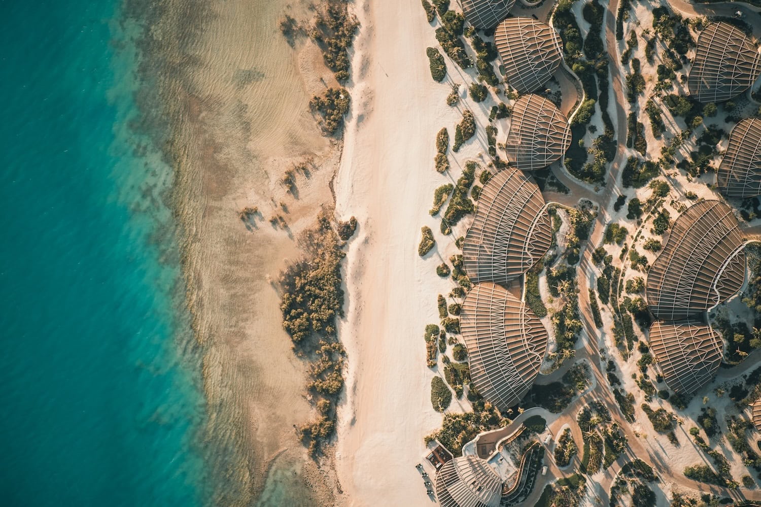 Villen am Strand in Saudi-Arabien