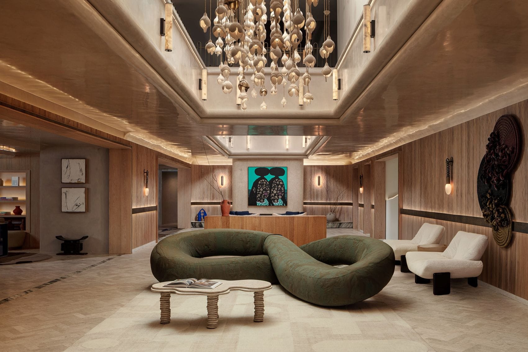 Lobby im Luxushotel Morea House, Autograph Collection