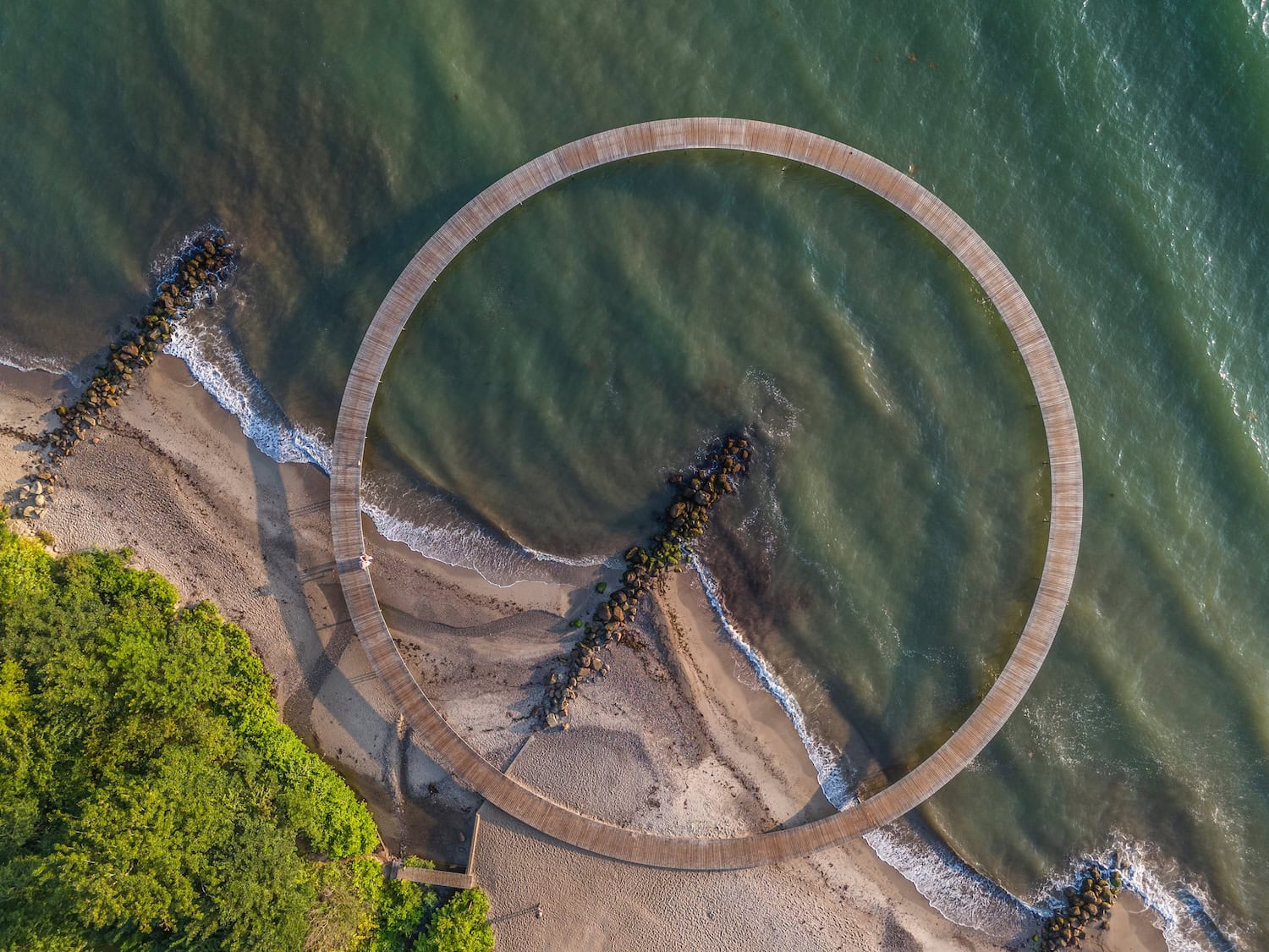unendliche Brücke in Aarhus