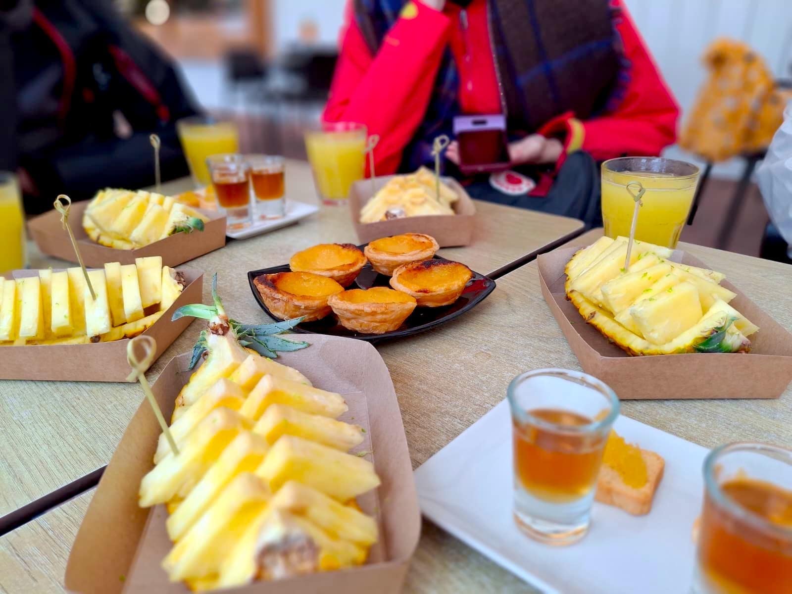 Ananas-Produkte von der Insel Sao Miguel der Azoren