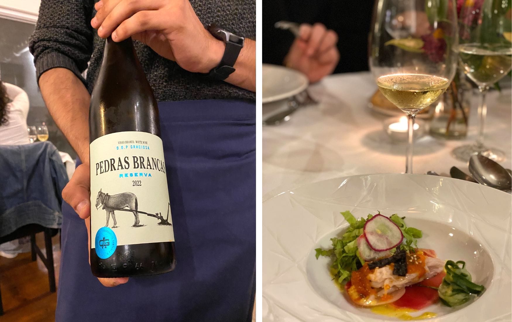 Essen und Wein auf den Azoren