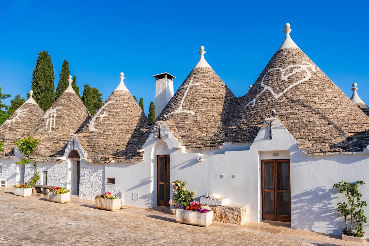 Trulli-Häuser in Alberobello