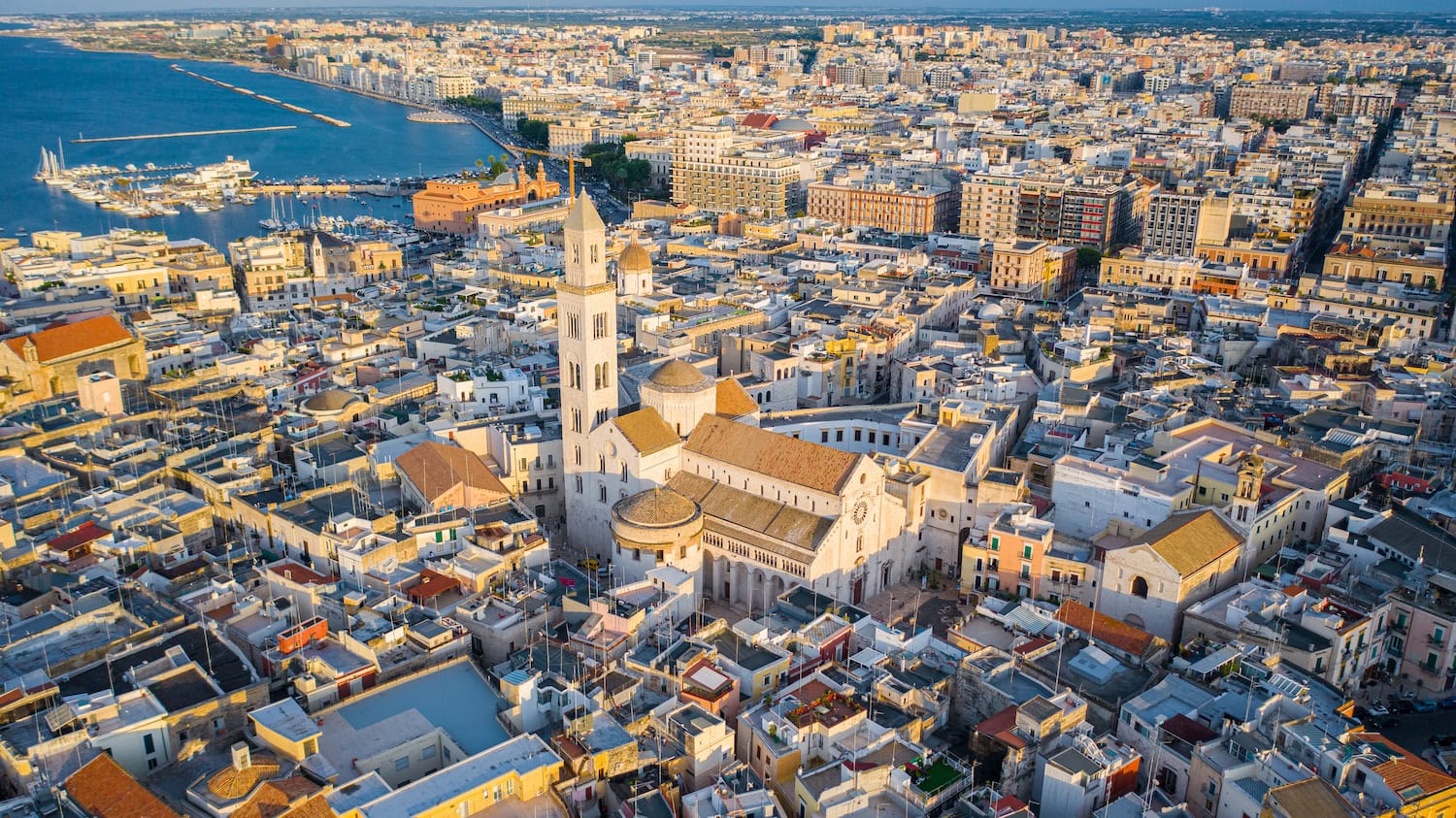 Blick auf die Stadt Bari